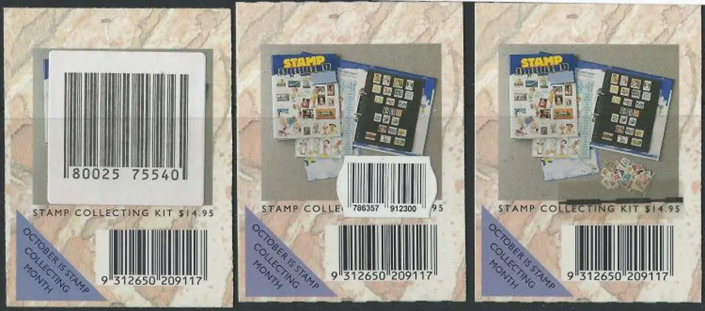 1992 $4.50 T. Species Booklets with large, small & ... Image 1++