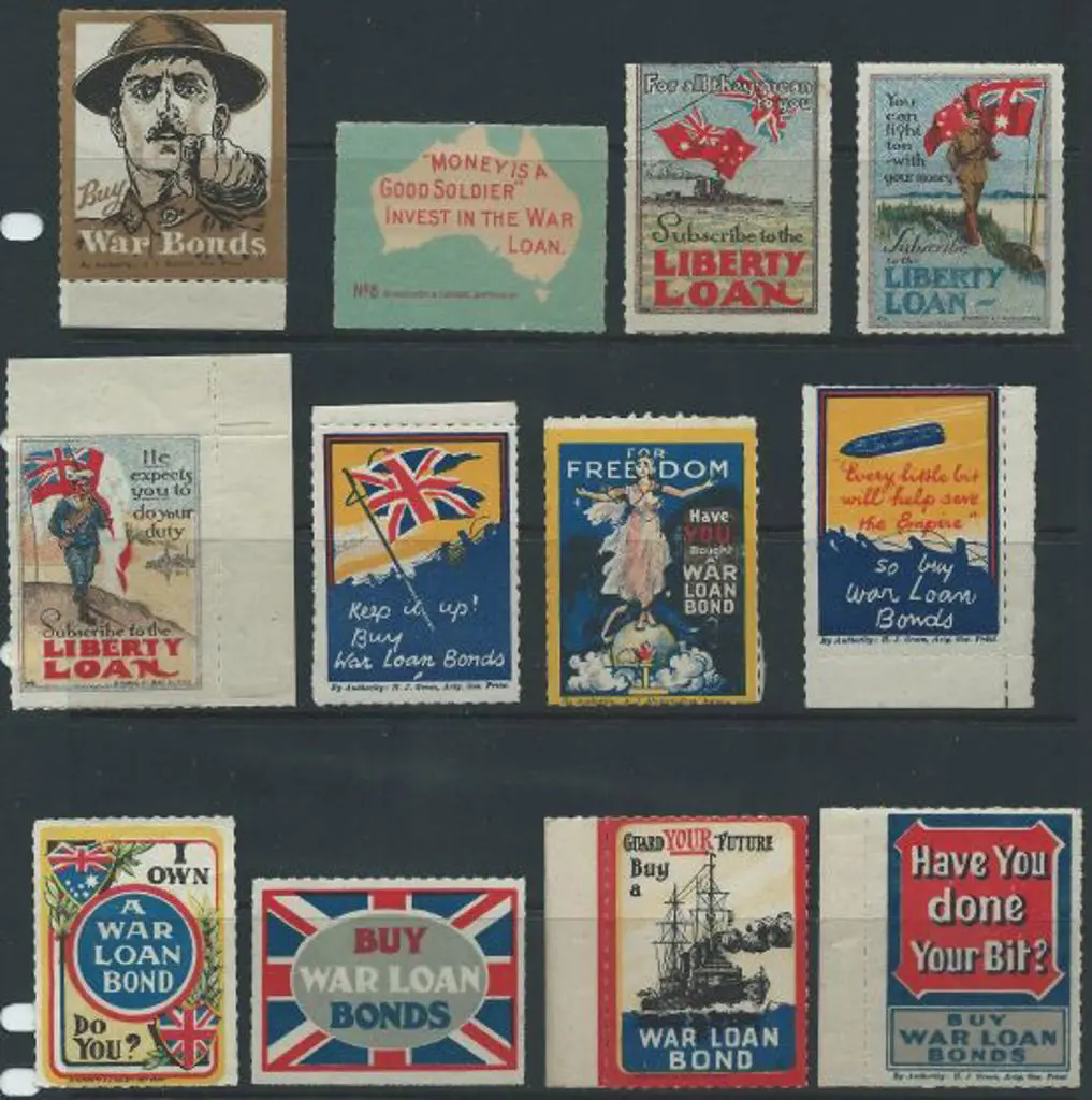 WWI Australian Patriotic Labels urging purchase of ... Image 1++