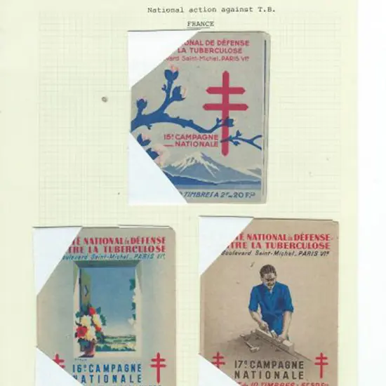 1940's-1950's National Anti-TB Committee campaign ...