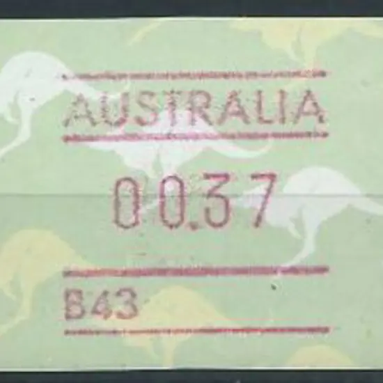 1988 1c, 37c & 39c with B43 cliché for Melbourne ...
