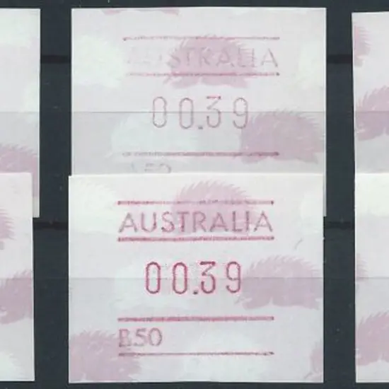 1988 39c late use of Echidna paper for cliché ...