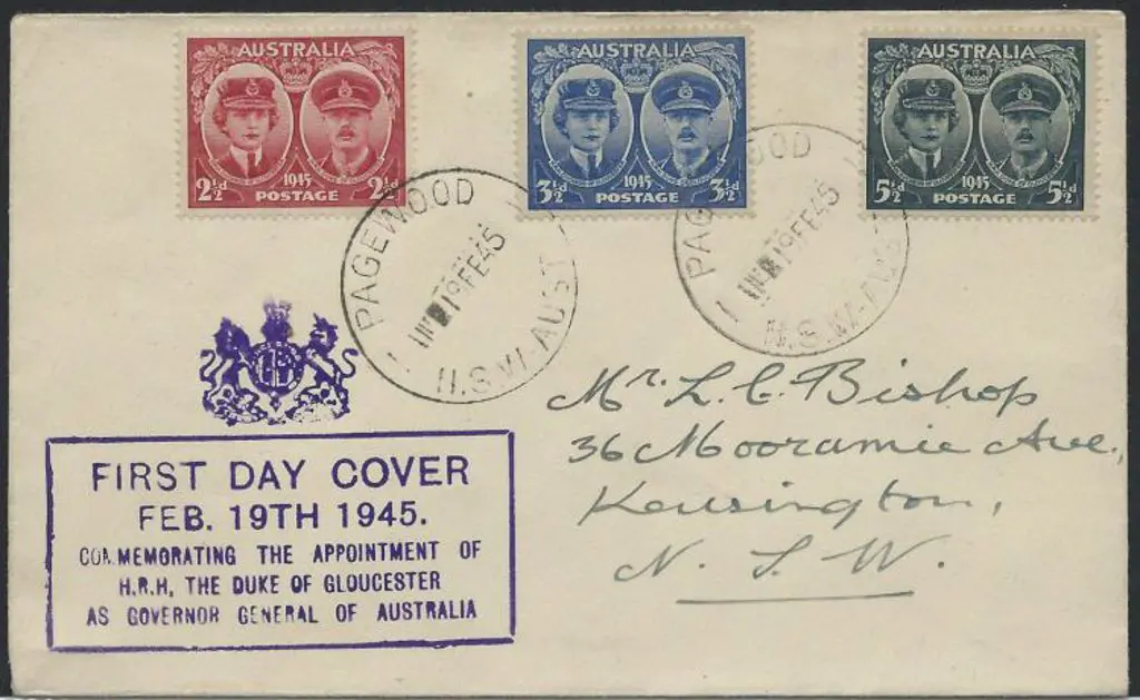 1945 (19th Feb) Gloucester set of 3 on the scarce ... Image 1++
