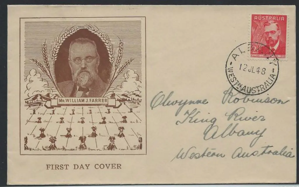 1948 (12th July) 2½d Farrer on illust Bodin "small ... Image 1++