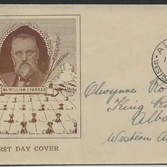 1948 (12th July) 2½d Farrer on illust Bodin "small ...
