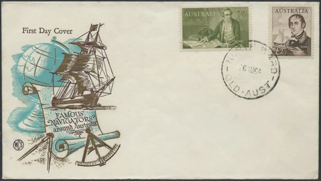 1964 7/6d Cook & £2 King on unaddressed WCS FDC ... Image 1++