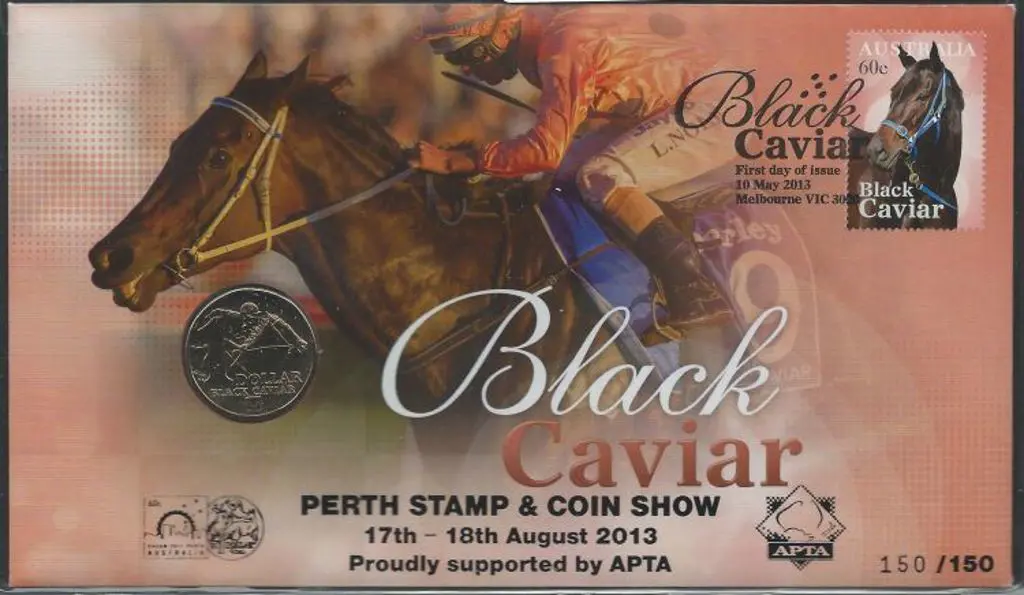 2013 (10th May) Black Caviar $1 PNC First Day ... Image 1++