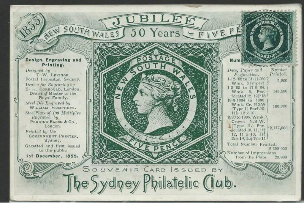 1905 (1st Dec) 50th Anniv of the 5d QV green ... Image 1++