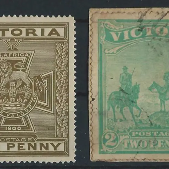 1900 Empire Patriotic Fund 1d (1/-) olive brown ...