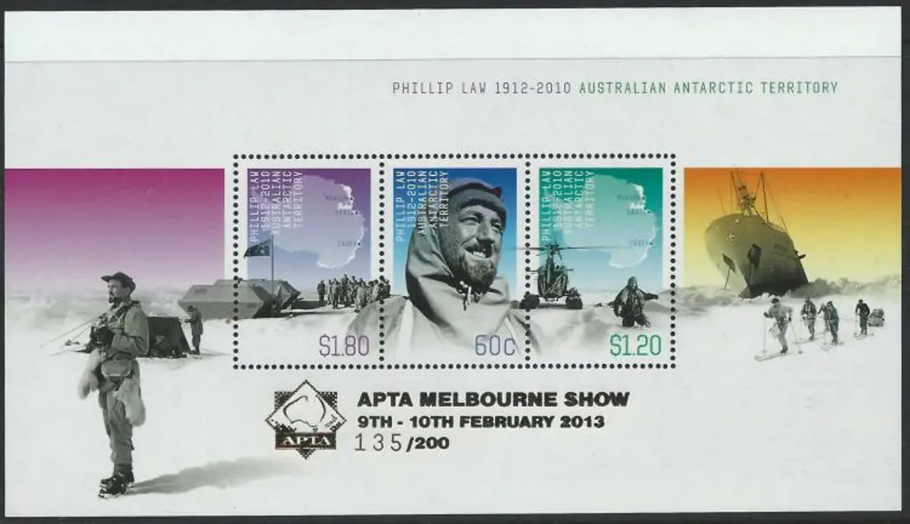 2010 Phillip Law M/S overprinted "APTA MELBOURNE ... Image 1++