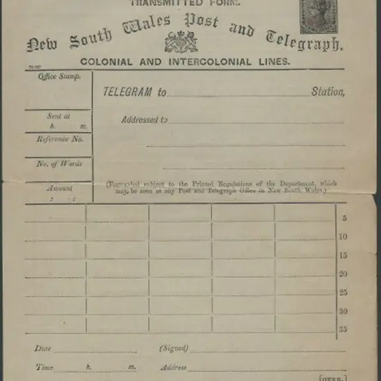 1907 2d small "Papua" ovpt on thin paper. Corner ...