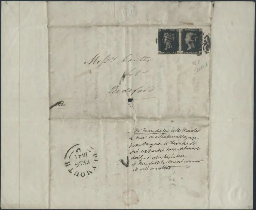 1841 (26th Feb) Entire Plymouth to Bideford ... Image 1++