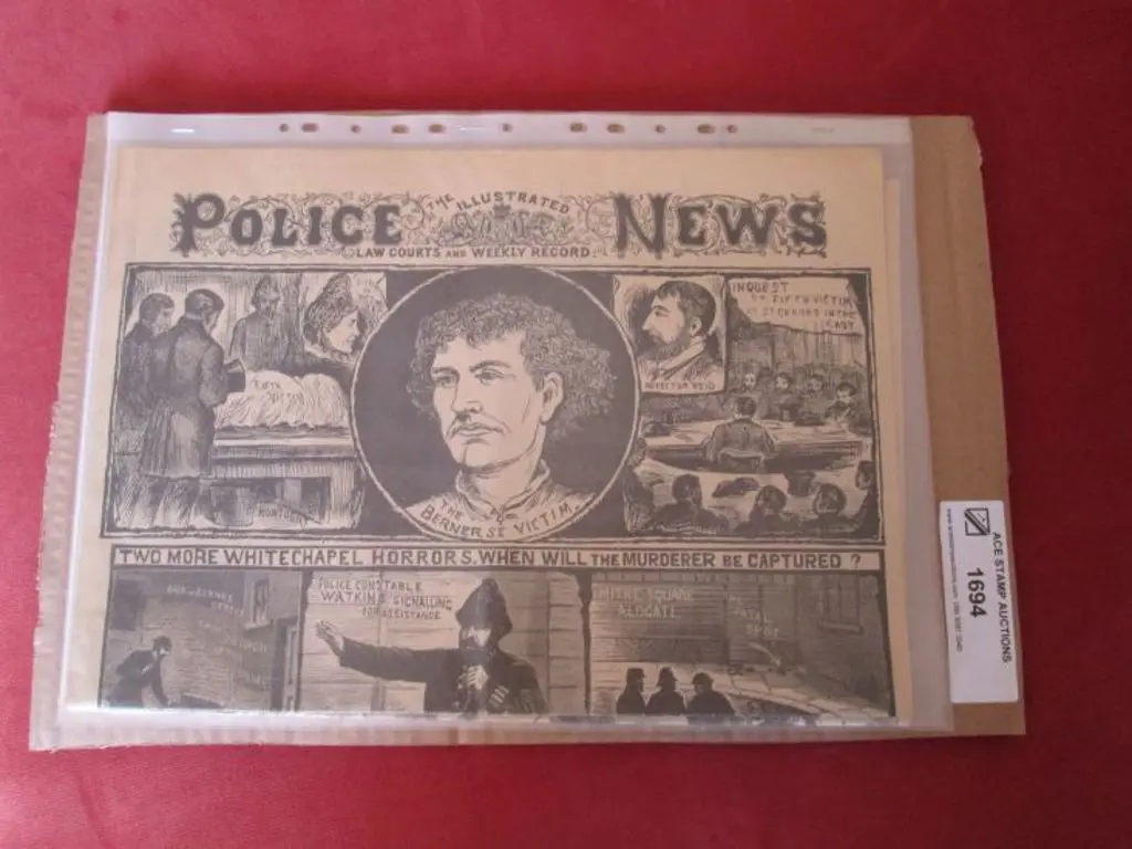 1888 editions of "Police News" newspapers x 3 all ... Image 1++