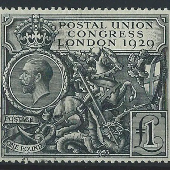 1929 £1 P.U.C. Superb used with light corner cds. ...