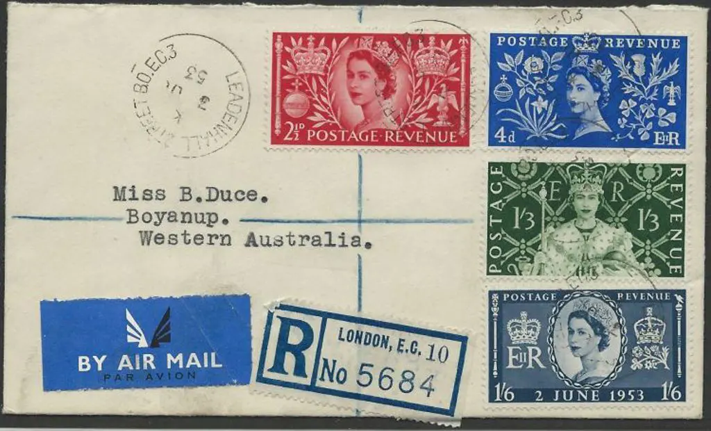 1953 (3rd June) Coronation FDC on neat typed ... Image 1++