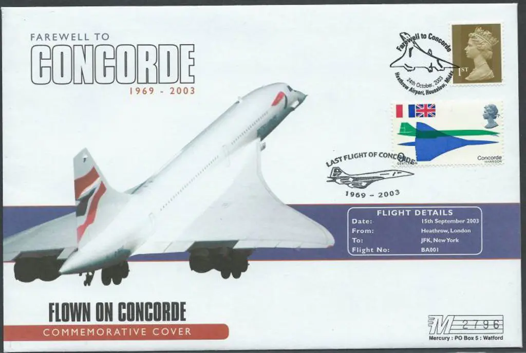 2003 (24th Oct) Last flight of Concorde. Flown on ... Image 1++