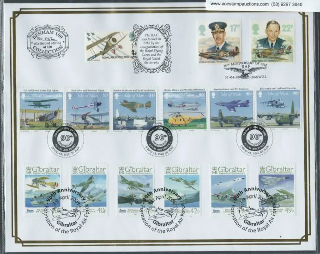 2008 (1st April) 90th Anniv RAF limited edition ... Image 1++