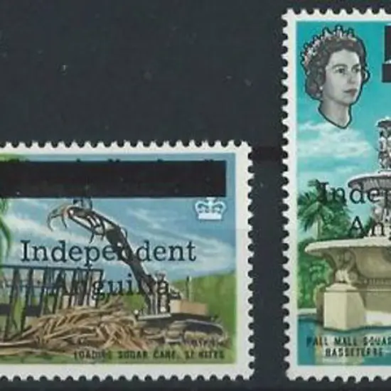 Anguilla 1967 ½¢, 1¢, 2¢ & 3¢ "Independent ...