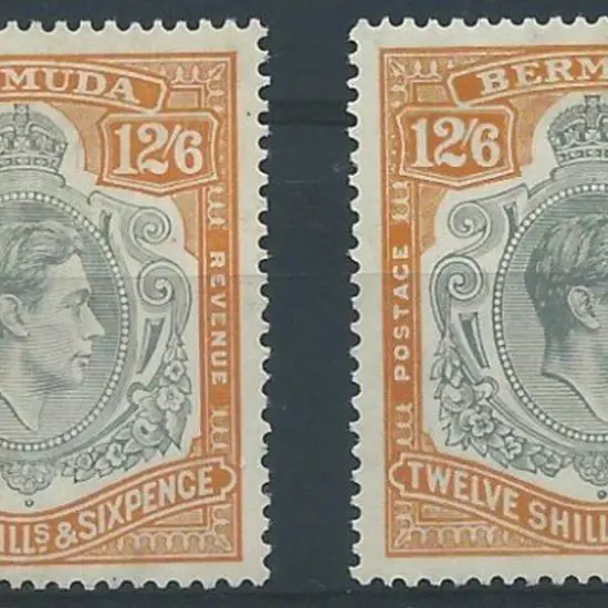 Bahamas 1938/53 12/6d deep grey & brownish orange ...