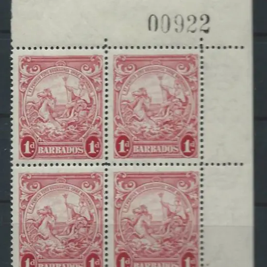 Barbados 1920/21 Victory set of 11  to 3/- MLH ...