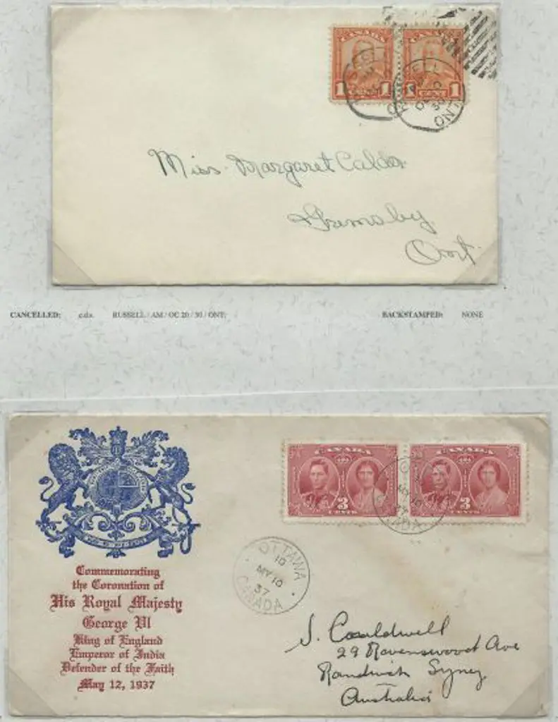 Canada 1930 (20th Oct) Ontario internal use cover ... Image 1++