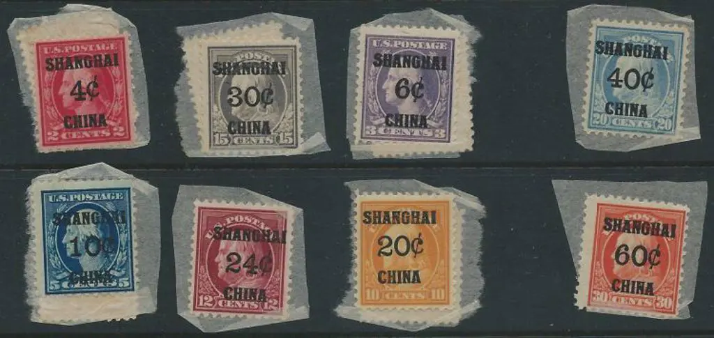China (US Postal Agency in Shanghai) 1919 6¢ to ... Image 1++