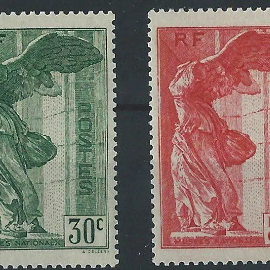 France 1937 National Museums pair. MVLH. SG 586/87 ...