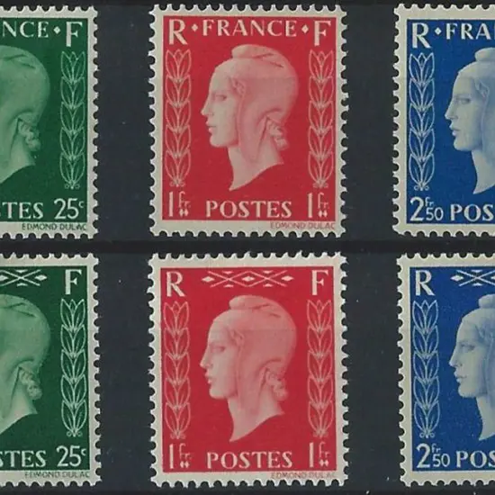 France 1944 Marianne (Dulac) rejected designs ...