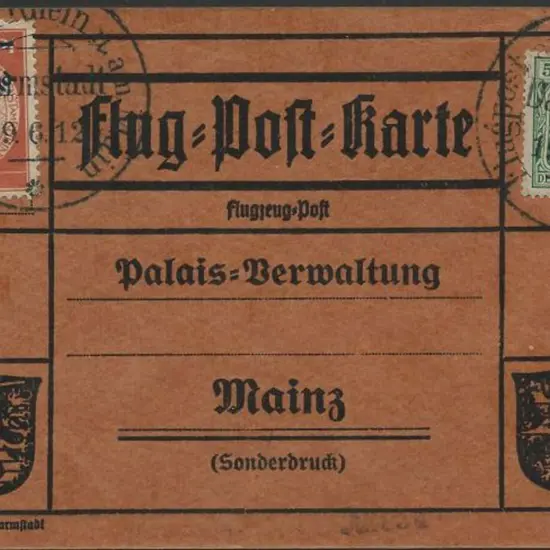Germany 1912 "Gelber Hund" 1M on 10pf deep orange ...