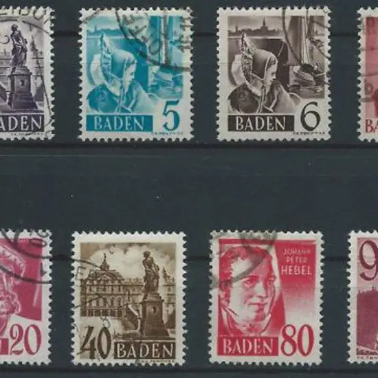 Germany-Baden 1948 Currency Reform (no "pf") set ...