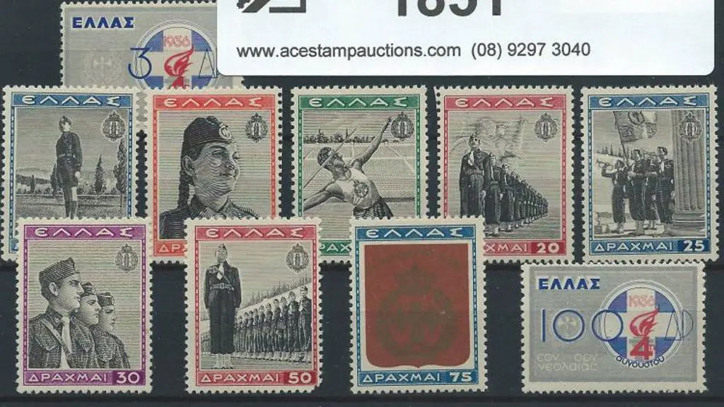 Greece 1940 Greek Youth Organisation "postage" set ... Image 1++