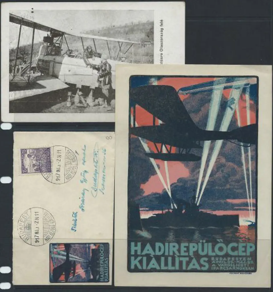 Hungary 1917 postcard with CTO 2f Turul specially ... Image 1++