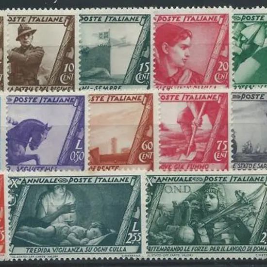 Italy 1932 "March on Rome" postage set of 16. MUH, ...