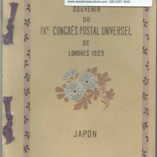 Japan 1929 souvenir booklet presented to delegates ...