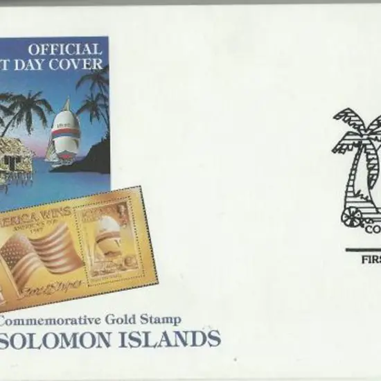 Solomon Islands 1987 (1st June) $5 America's Cup ...