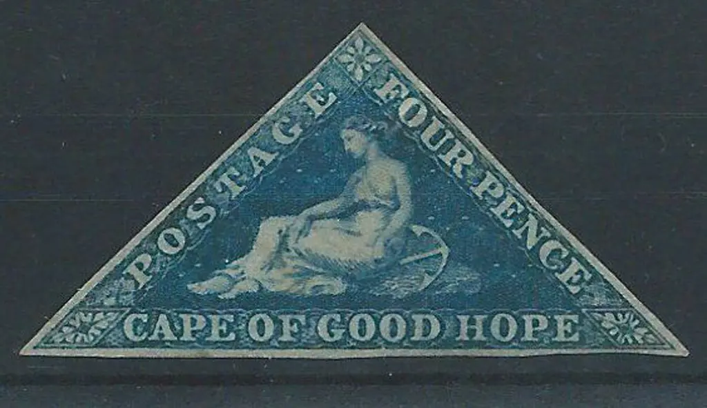 South Africa-Cape of Good Hope 1855/63 4d deep ... Image 1++