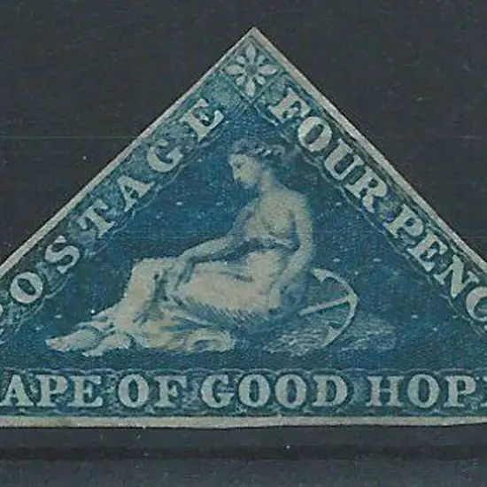 South Africa-Cape of Good Hope 1855/63 4d deep ...