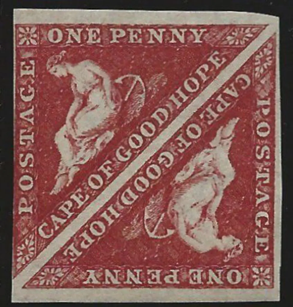 South Africa-Cape of Good Hope 1863/64 1d deep ... Image 1++