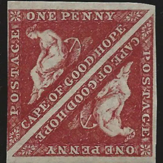 South Africa-Cape of Good Hope 1863/64 1d deep ...