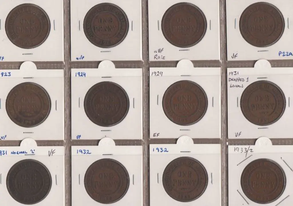 1911-1933 Pennies with many scarce varieties. F - ... Image 1++