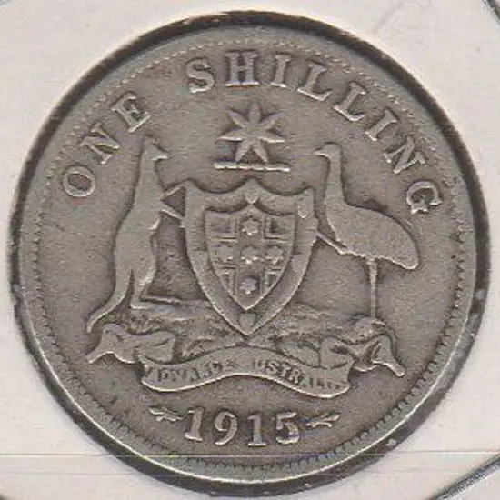 1915 One Shilling. vg