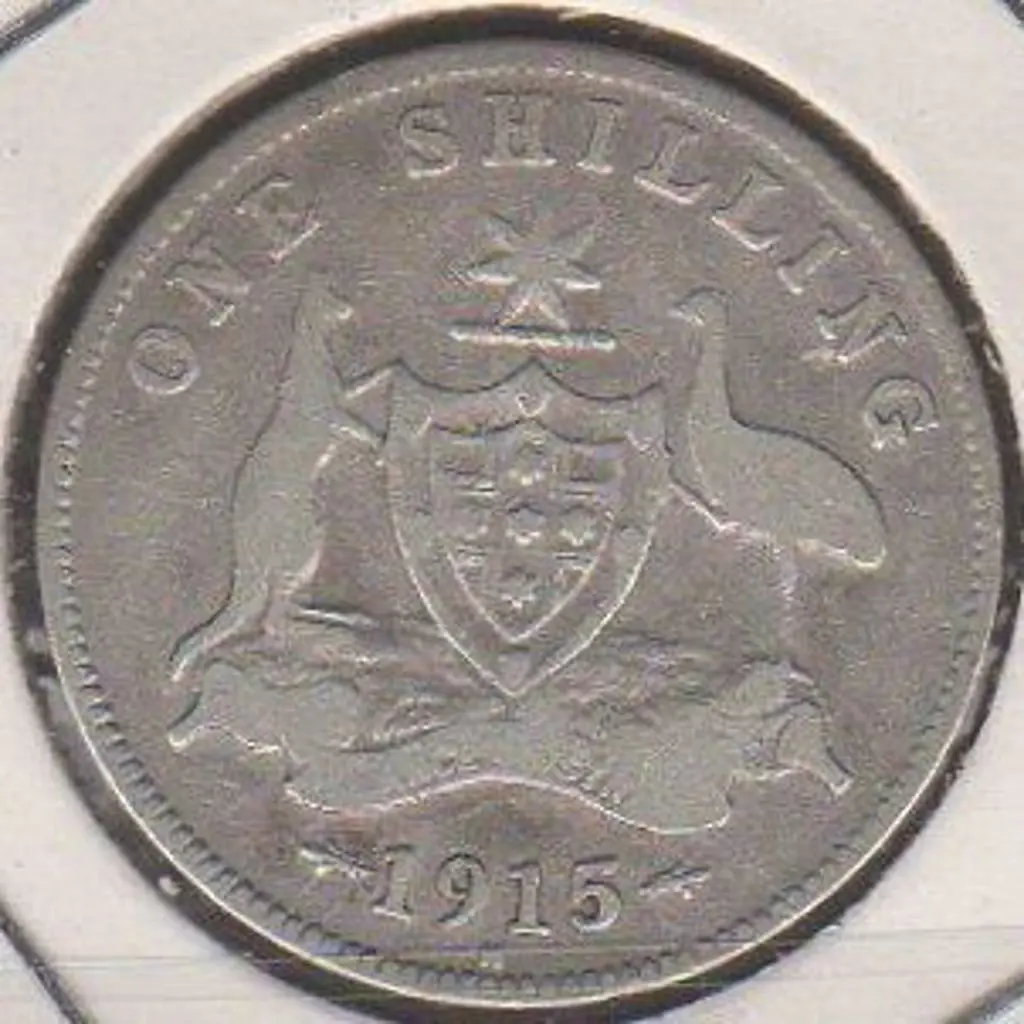 1915h One Shilling. vg Image 1++