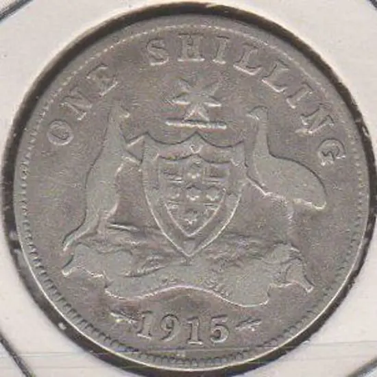 1915h One Shilling. vg