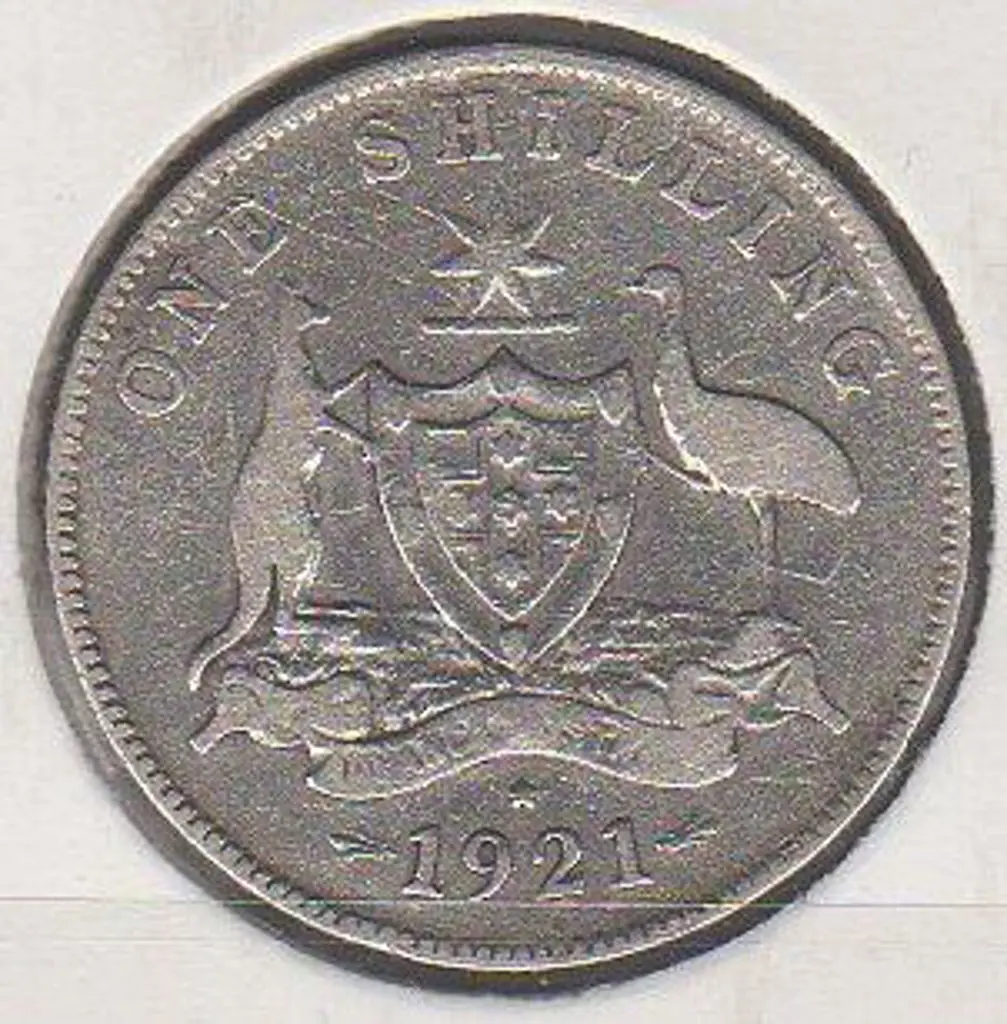 1921* One Shilling. F Image 1++