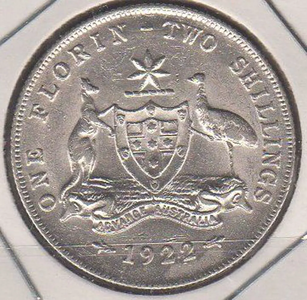 1922 Florin. A scarce coin. EF Image 1++