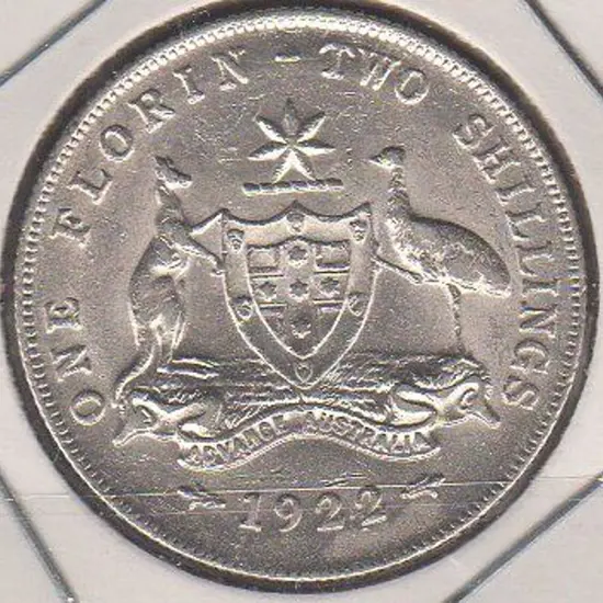 1922 Florin. A scarce coin. EF