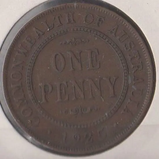 1925 Penny. Australia's second rarest circulated ...