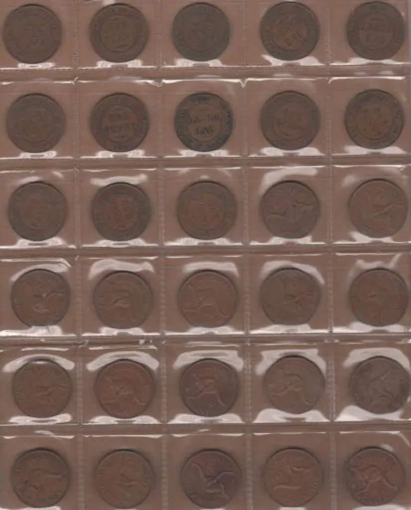 1926-1941 Penny range x 30. Mixed cond. (30) Image 1++