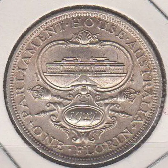 1927 Canberra Florin Unc