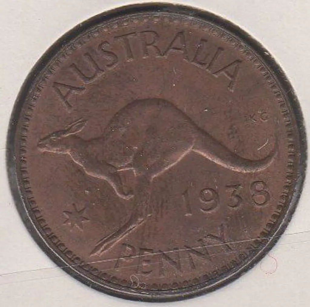 1938 Penny with much lustre. Unc Image 1++