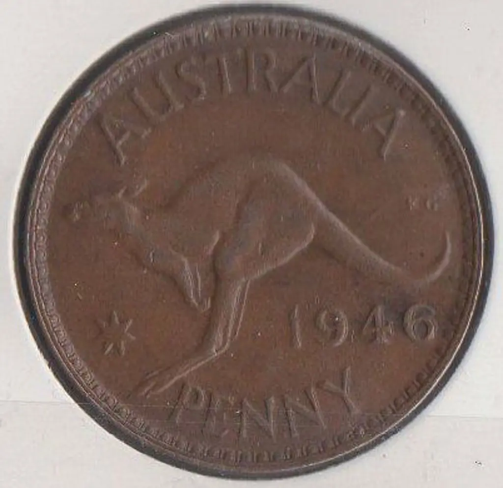 1946 Penny EF, rare in this grade. Image 1++